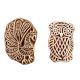 Set of 2 Piece New Mix Wooden Printing Block
